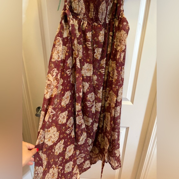 Simons BluPepper Ancient Floral Sweetheart Neckline Maxi Dress Size U.S. Large - Picture 16 of 16